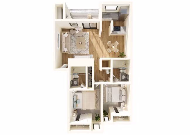 B4 with In Home Laundry D204 floor plan